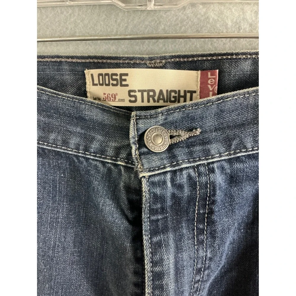 Levi's 569 Jeans Men's 36 Loose Straight Leg Jeans‎ Denim Pants